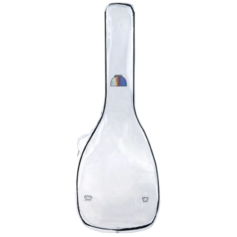 

Прозрачный чехол для гитары, водонепроницаемый рюкзак с двумя лямками для акустической гитары, 40 / 41 дюйм