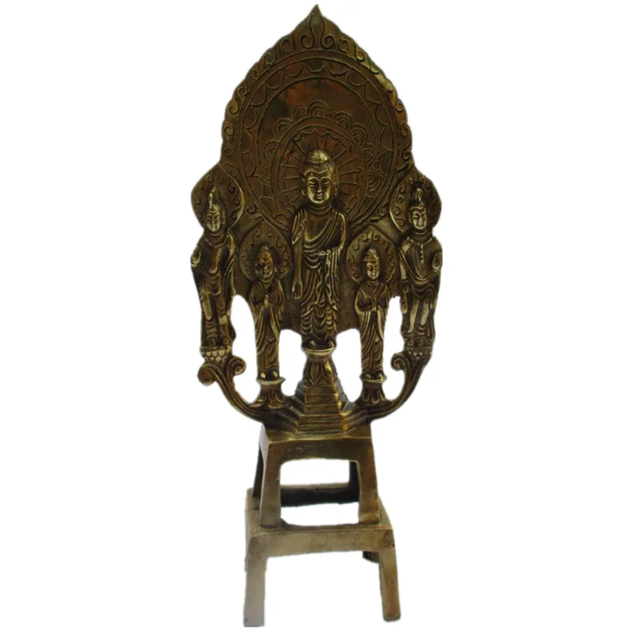 

Свадебные украшения/Искусственная латунная резная статуя Будды 5/металлическая скульптура для украшения дома