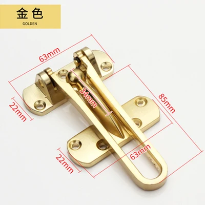 

Door anti-theft buckle anti-theft chain door lock chain safety door buckle door chain anti-lock buckle hotel door bolt insurance