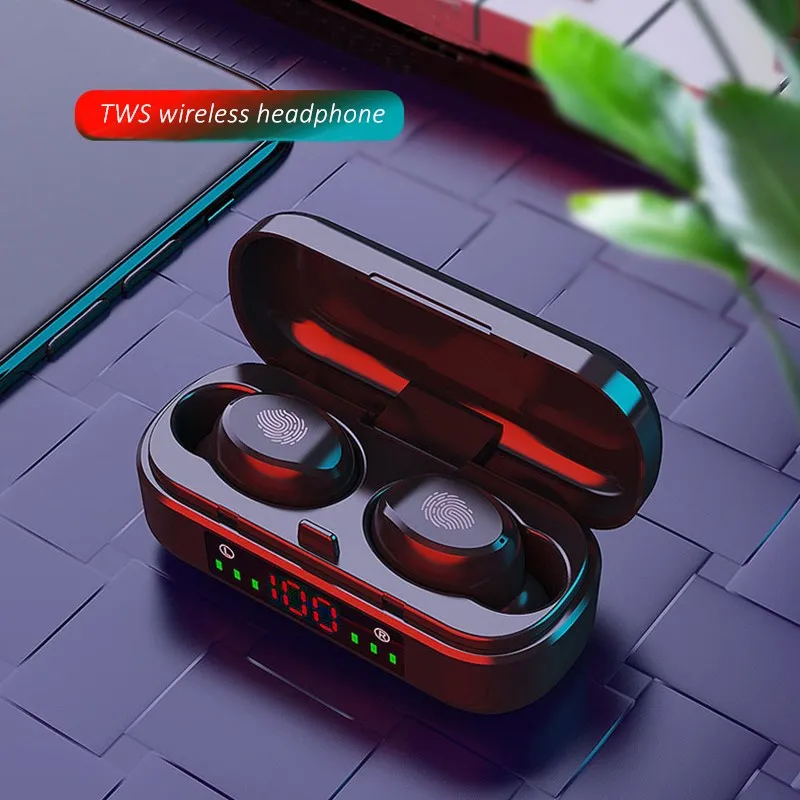 Беспроводные наушники Bluetooth V5.0 TWS Hifi стерео аналогичные Air Pod сенсорное управление