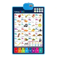 alphabet wall chart toy w piano electric teaching aid hanging poster toy kids interactive montessori toy new year gift