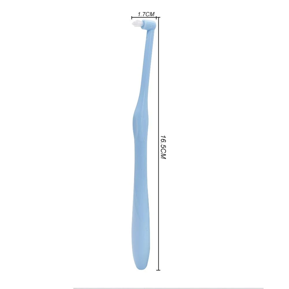 

1Pc Small Head Soft Hair Correction Teeth Braces Dental Floss Oral Tooth Care Orthodontic Toothbrush Interdental Tooth Brush