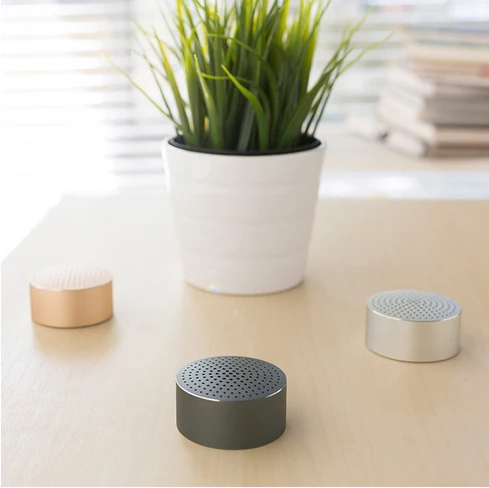 Xiaomi Bluetooth динамик беспроводной Aux-in громкой связи динамик вызов портативный Bluetooth 4,0 алюминиевый стерео MP3 музыкальный плеер