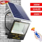 Пульт дистанционного управления на солнечной батарее, 300200100 Вт, водонепроницаемый, для сада, дорожки, улицы, пейзажа