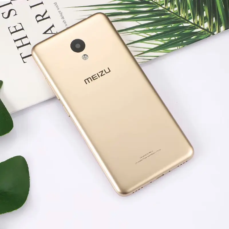 Чехол на заднюю крышку для Meizu A5 M5C M710H Meilan пластик задняя дверь батарея чехол+ кнопки стекло камеры