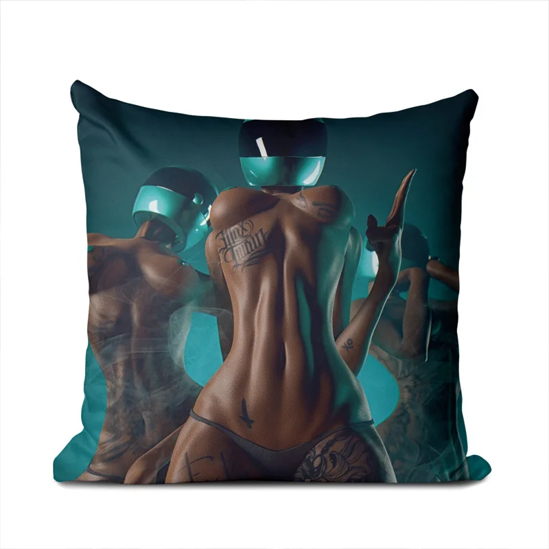 Супер мягкий короткий плюшевый сексуальный красивый чехол подушка для девушки