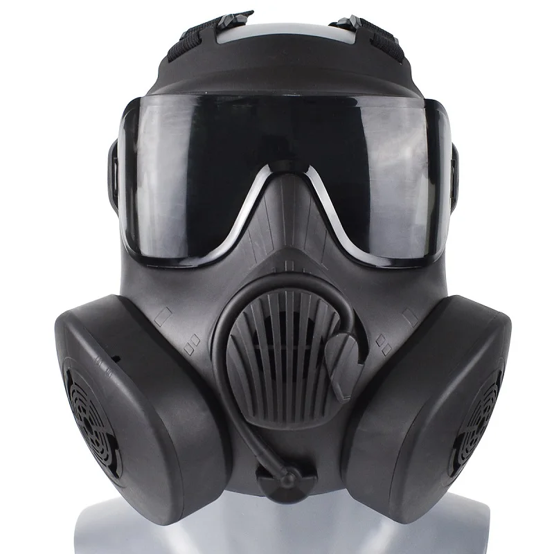 

Full Face Tactical Protective Mask for Airsoft Shooting Hunting Riding CS Game Cosplay With Exhaust Fan Filters