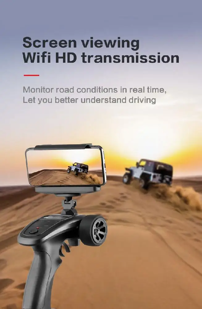 Hobbyline FY003 2 4G 4WD внедорожный снегоход Wi-Fi управление металлическая рама RC