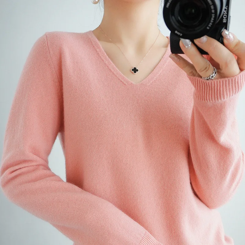 

Women Sweaters 2021Autumn Winter Korean Loose Women Pullover Knitted Woollen Sweater Femme Jumper Soft Warm Tops Knitted Sweater