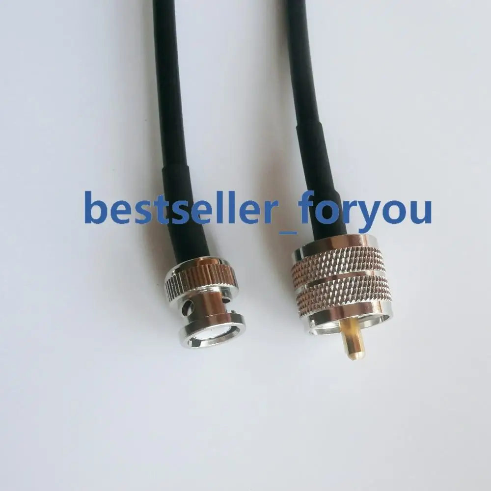 100cm RG58 Cable PL259 UHF Male Plug To BNC Q9 Straight Coax Pigtail | Обустройство дома