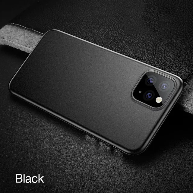 Dark Black Чехол CAFELE PP для iphone 11 pro max x, Ультра Тонкие Матовые чехлы для Apple iphone 11 pro, модная задняя крышка - Цвет: Dark Black
