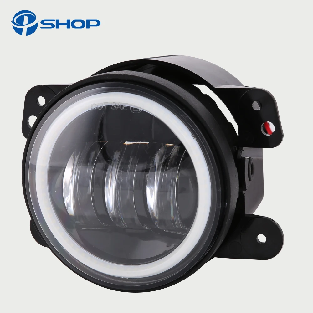 Пара светодиодный туман светильник комплект 30 Вт 4 дюйма для 07 ~ 14 Jeep Wrangler JK