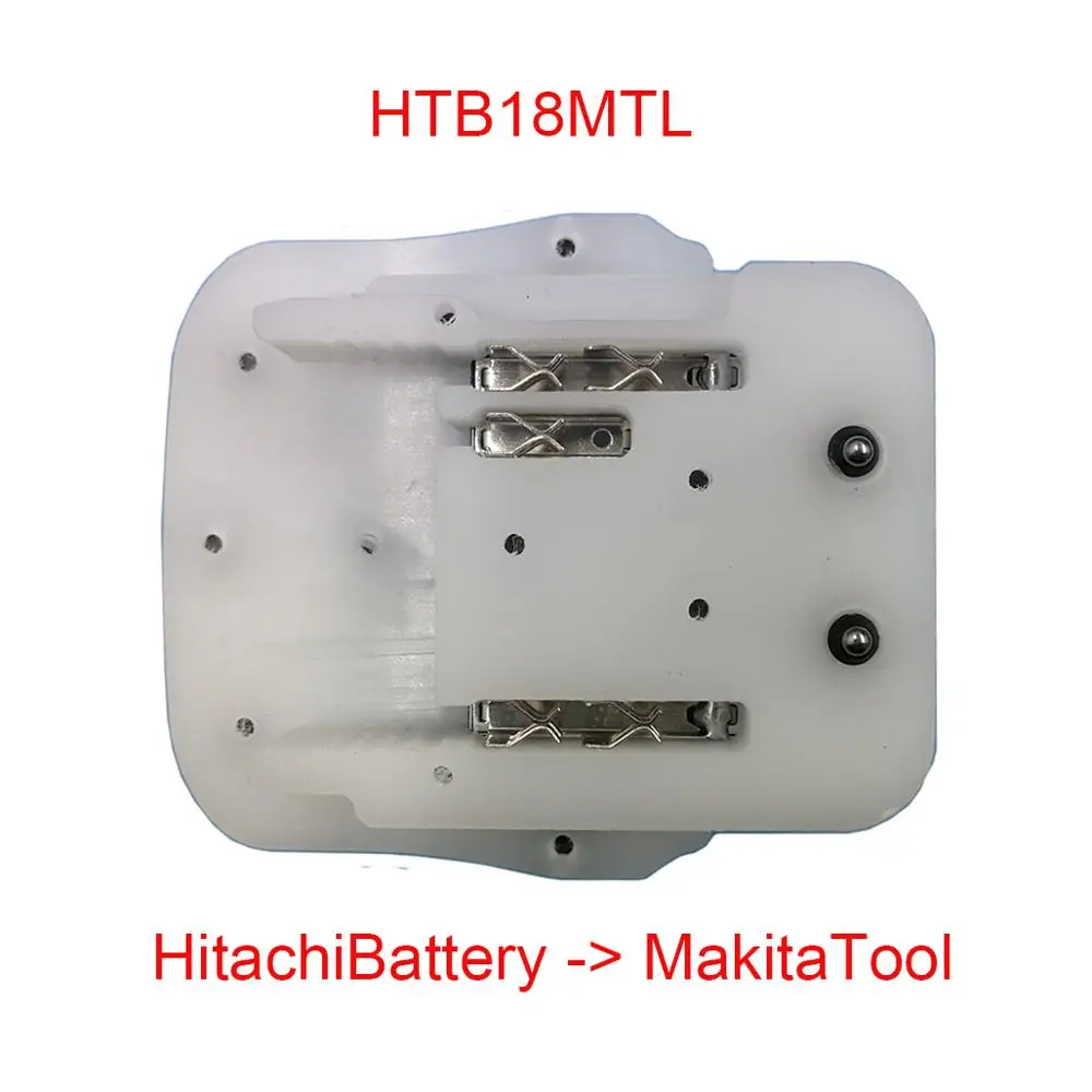 

Разъем преобразователя адаптера HTB18MTL для литий-ионной батареи Hitachi 18 в BSL1830 для инструмента литиевой батареи Makita 18 в