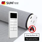 Солнцезащитная ткань, моторизованные шторы на роликах, для умного дома, Google Alexa Broadlink, электрическая занавеска для офиса, гостиной