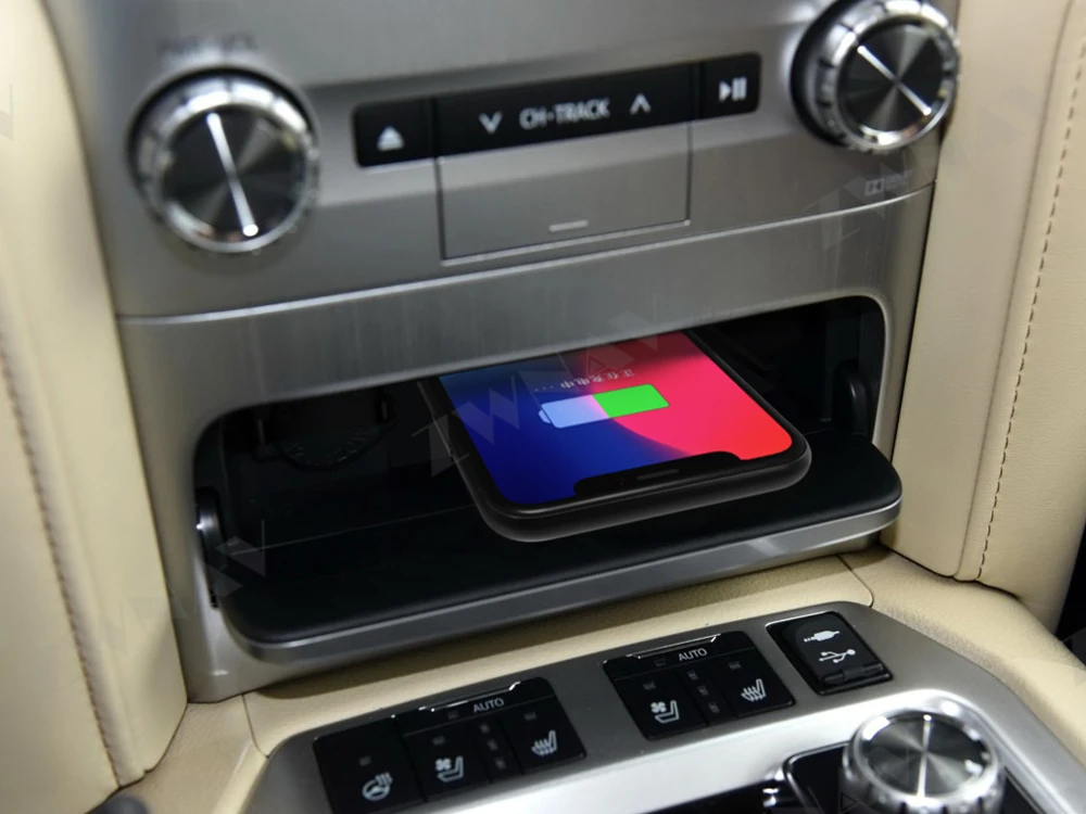 QI автомобильное беспроводное зарядное устройство для Nissan Sylphy 2016 2017 2018 2019 Iphone Huawei