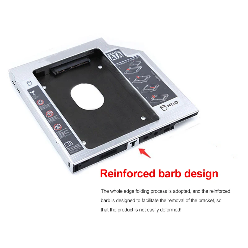 12 7 мм 9 5 2-й SATA жесткий диск HDD SSD Caddy адаптер лоток для Apple MacBook Pro A1278 A1286 A1297 наборы |