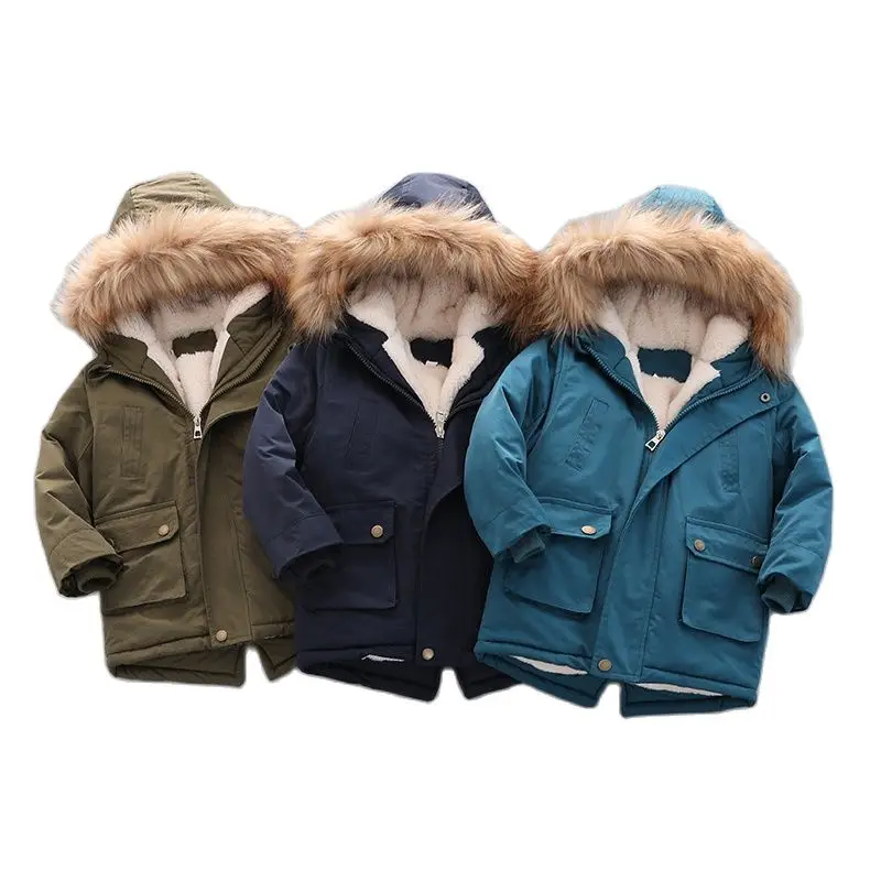 

Boy Jacket 12 Children's Clothing 13 Boys 14 Winter Clothing 15 Jacket 16 Thick Cotton Thickening 10 Children -30 Degrees