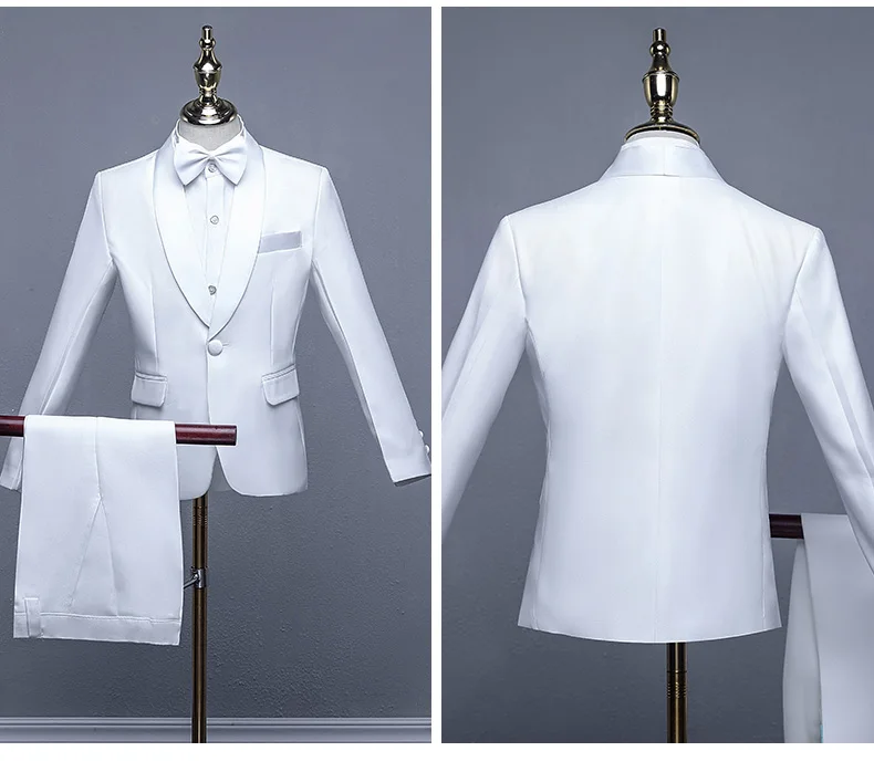 Официальный Детский костюм с шалью и воротником красивое свадебное платье для