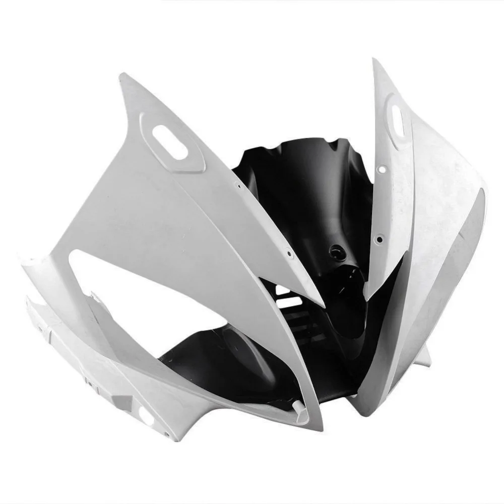 Неокрашенный Белый Мотоцикл Передний хомут нос обтекатель для 06 07 Yamaha YZF R6 2006 2007 DIY