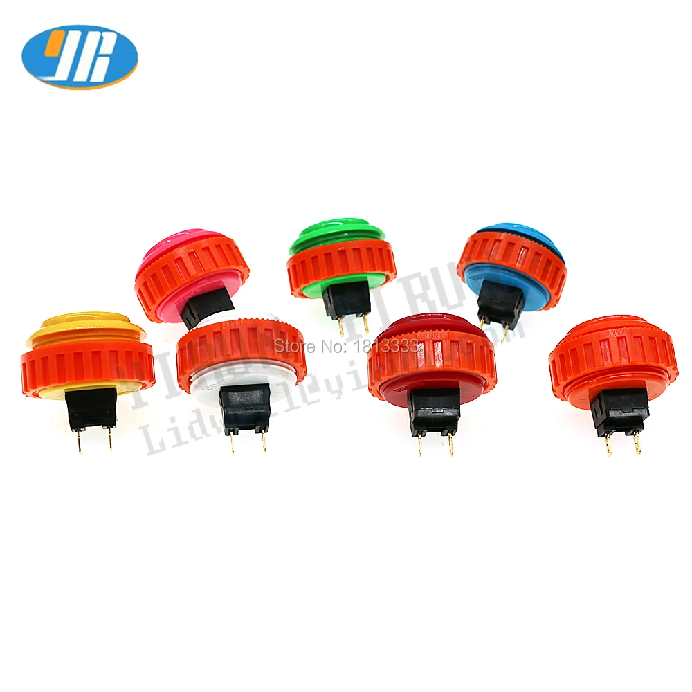 8 шт. японские оригинальные кнопки SANWA OBSN-30 с гайкой переключатель для аркадных