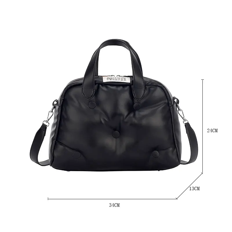 

Female Space Pad Cotton Handbags Luxury Women Bags Messenger Corssbody Bag Women Feather Down Shoulder Bag satchels handbags