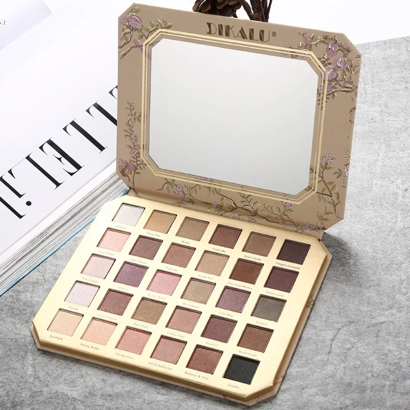 Земля Цвет Тени для век диск нежный макияж Начинающий. Жемчуг натуральный немой