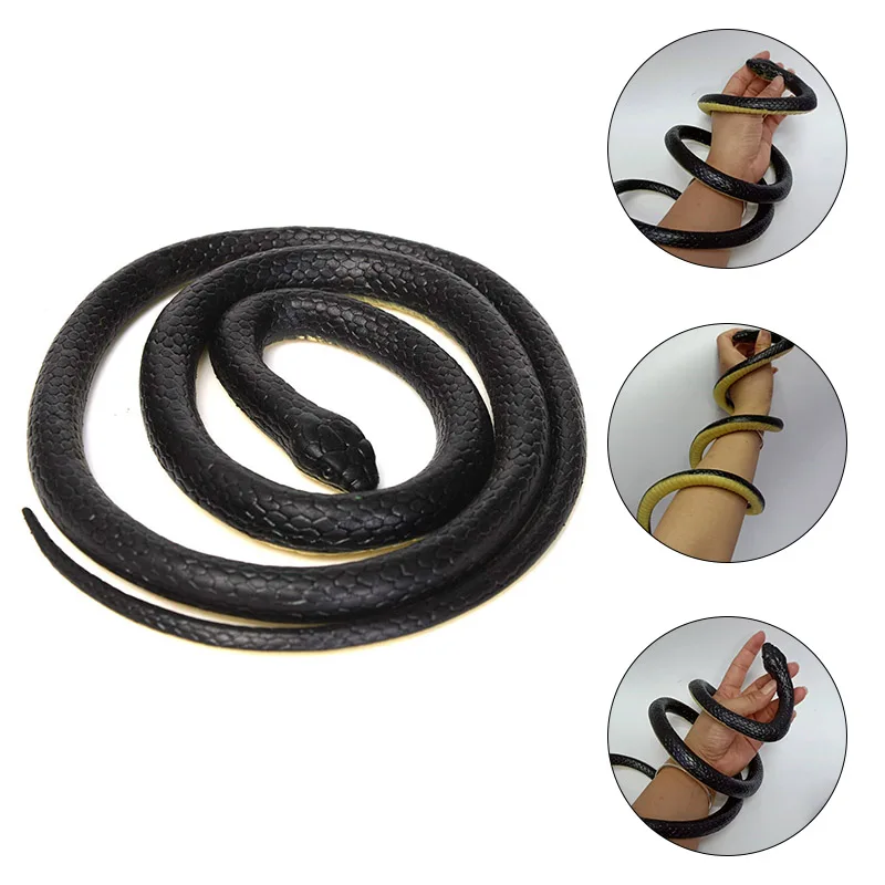 

Simulation Rubber Soft Snake Prank Joke Funny Toy Garden Props Antistress Horror Fake Snake Kid'S Gift