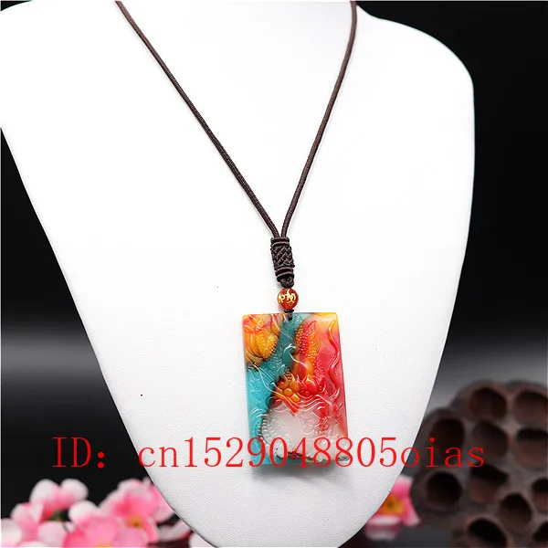 Natural Color Hetian Jade Stone Dragon Pendant Necklace Chinese Jadeite Jewelry Fashion Charm Amulet Carved Gifts for Women Men | Украшения