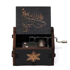 Хит продаж, деревянная музыкальная шкатулка Let It Go Queen, музыкальная шкатулка, праздничный сувенир, подарок на день рождения, новый год, рождественский подарок