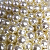 4 12mm round and cheap imitation pearls straight holes and half holes without holes diy bracelet jewelry accessories making