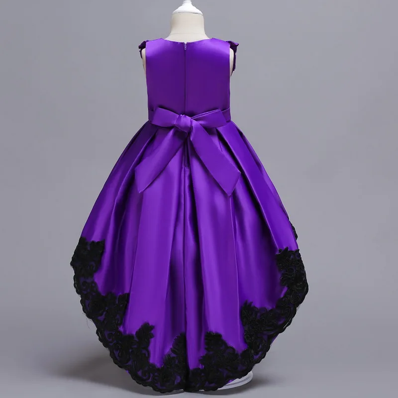 Детские платья макси принцессы детский модный костюм платье одежда вечернее для