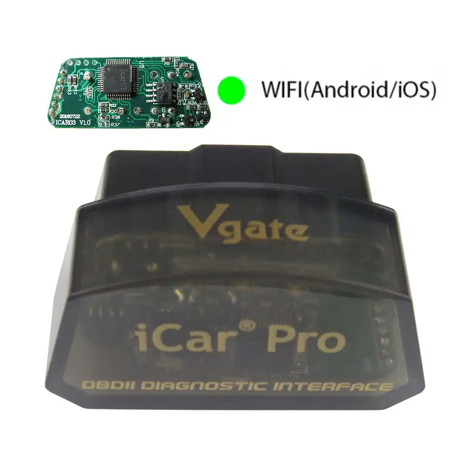 Vgate iCar Pro WIFI ELM327 OBD2 Car Diagnostic Scanner For Android/iOS iCar-Pro ELM 327 Wi Fi Obd 2 Code Reader Diagnostic-Tools