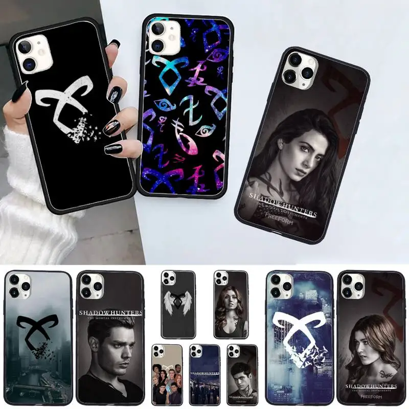 

Shadowhunters TV Series Phone Case For iphone 12 11 13 7 8 6 s plus x xs xr pro max mini shell
