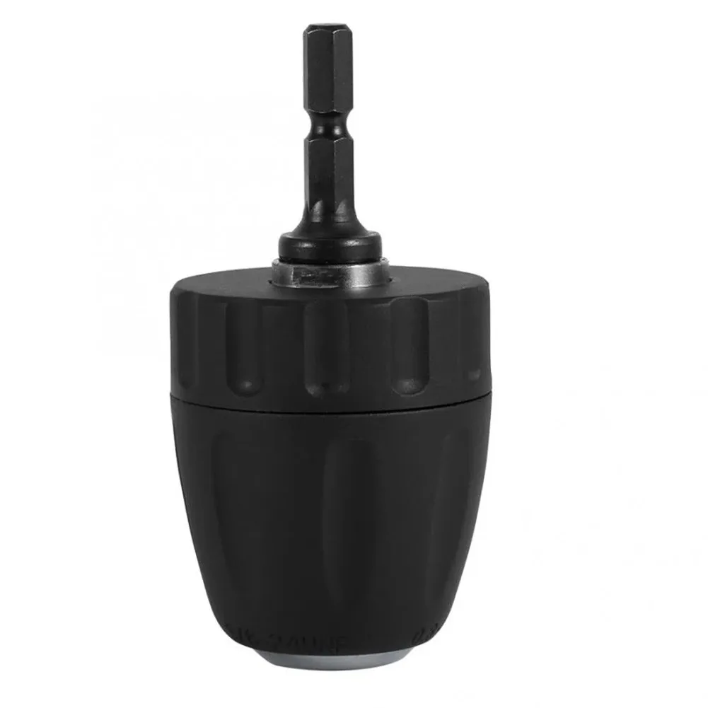 

0.8-10mm Keyless Drill Chuck Conversion Tool 3/8\"-24UNFwith Hex Shank 1/4\" Hex Chuck Adapter With Chuck