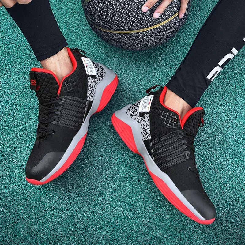 Профессиональная Мужская Баскетбольная обувь более стабильная спортивная uptempo