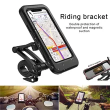 360 Free Rotation Waterproof Motorcycle Bike Bicycle Phone Holder Universal Handlebar Cell Phone Mount Bracket for iphone