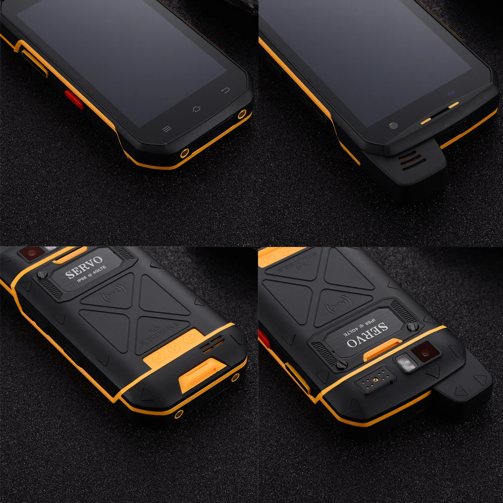 SERVO смартфон 4," MTK6755 Восьмиядерный rom 64 Гб 4G LTE 13 МП 5000 мАч поддержка мобильного телефона Беспроводная рация IP68