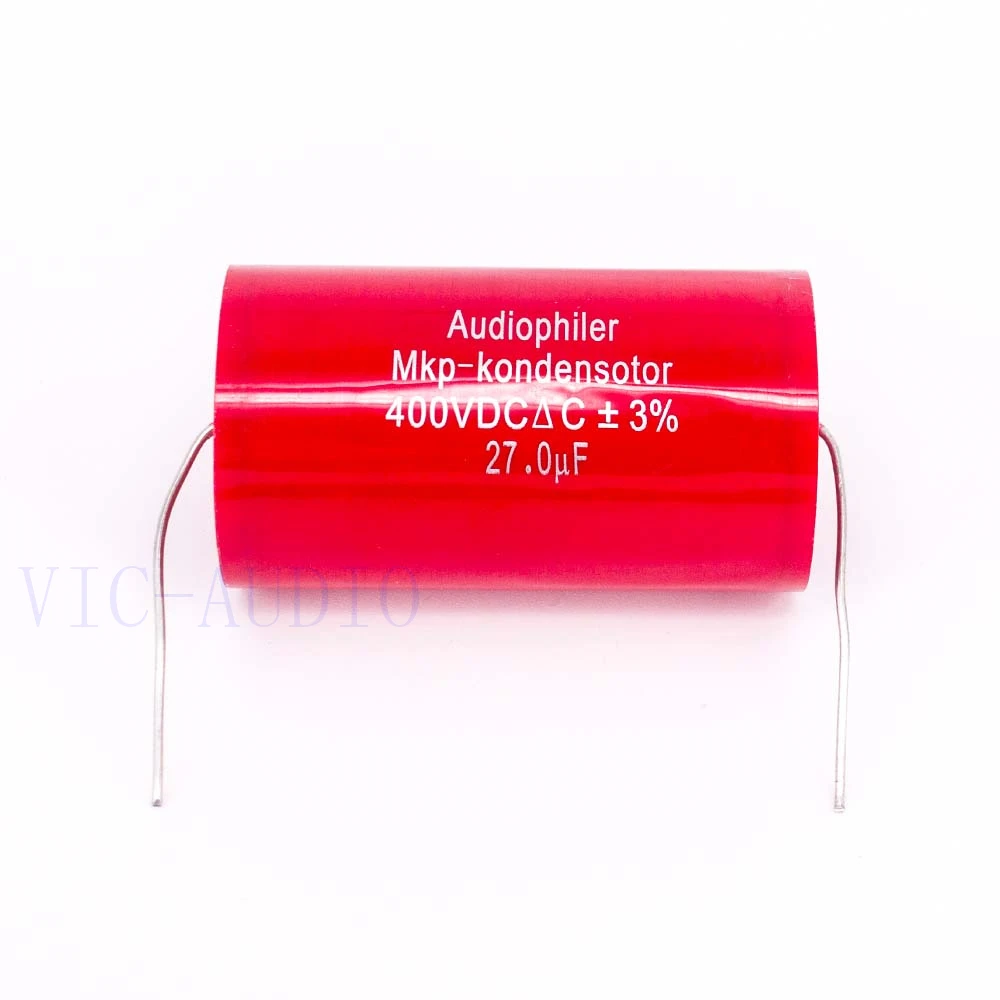 Конденсатор Audiophiler Mkp конденсатор с алюминиевой крышкой 27 мкФ 400V DC 3% HI FI Лихорадка