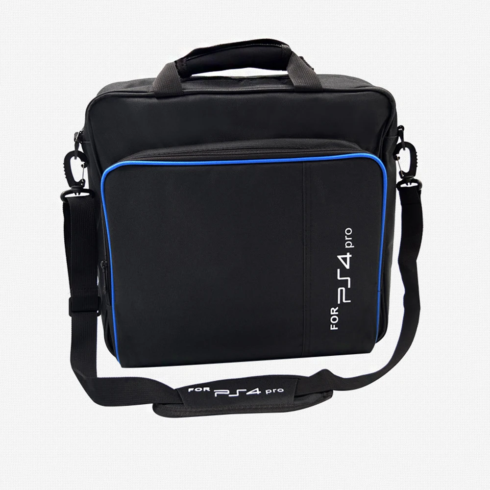 Сумка Slim Game System для PS4/PS4 Pro портфель из холщовой ткани с плечевым ремнем хранения и