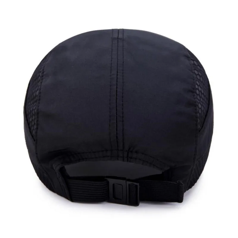 Кепка от солнца для мужчин и женщин однотонная бейсболка с сеткой дышащая