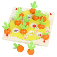 montessori harvest carrot kids wooden toys memory game matching cards educational puzzles ni%c3%b1os 2 3 4 5 6 a%c3%b1os