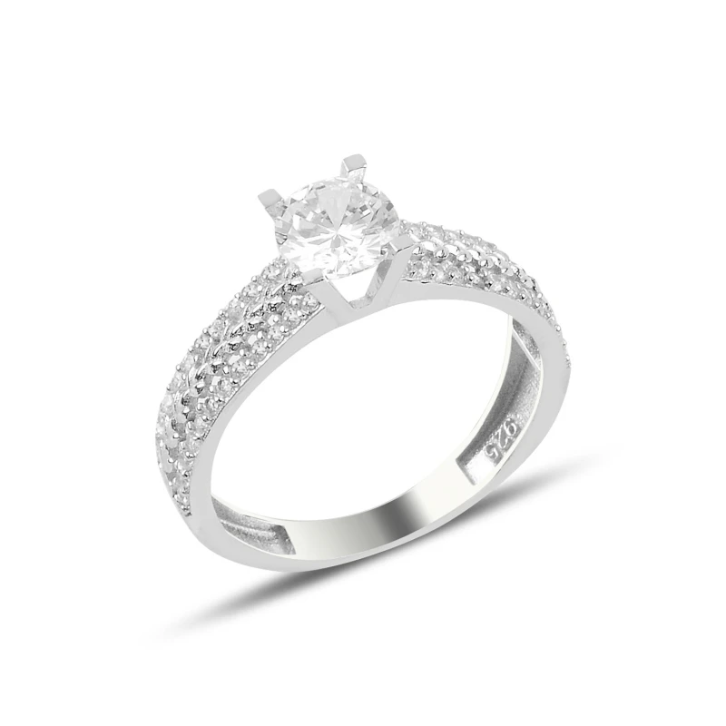 

Серебряное кольцо Silverlina с фианитом