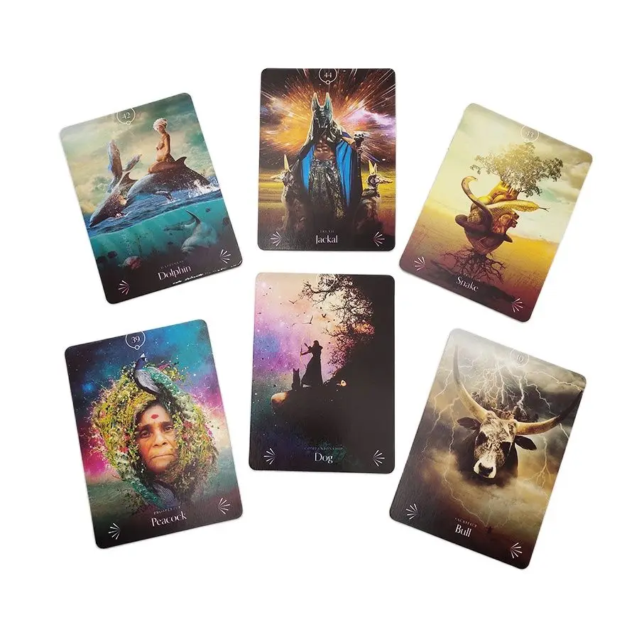 Дека для карт с изображением диких животных ораклов судьбы Таро-игры