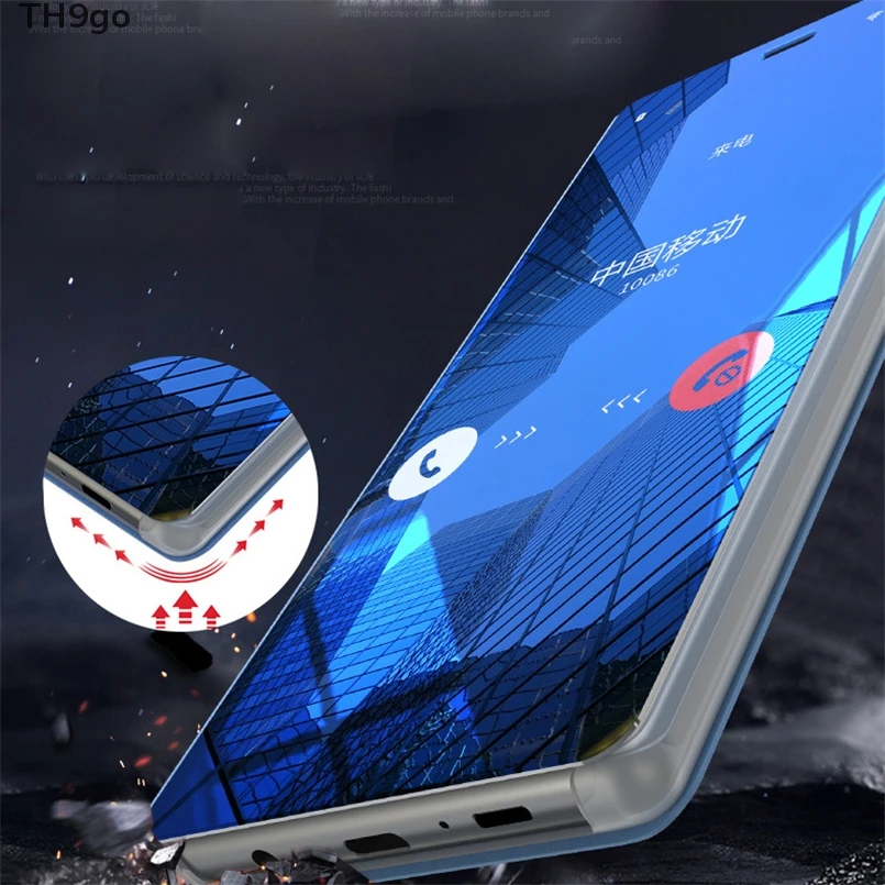Ультра зеркальные чехлы-подставки для телефонов Samsung J3 Pro 2017 J4 J5 Prime J6 Plus 2018 J2 Core J7