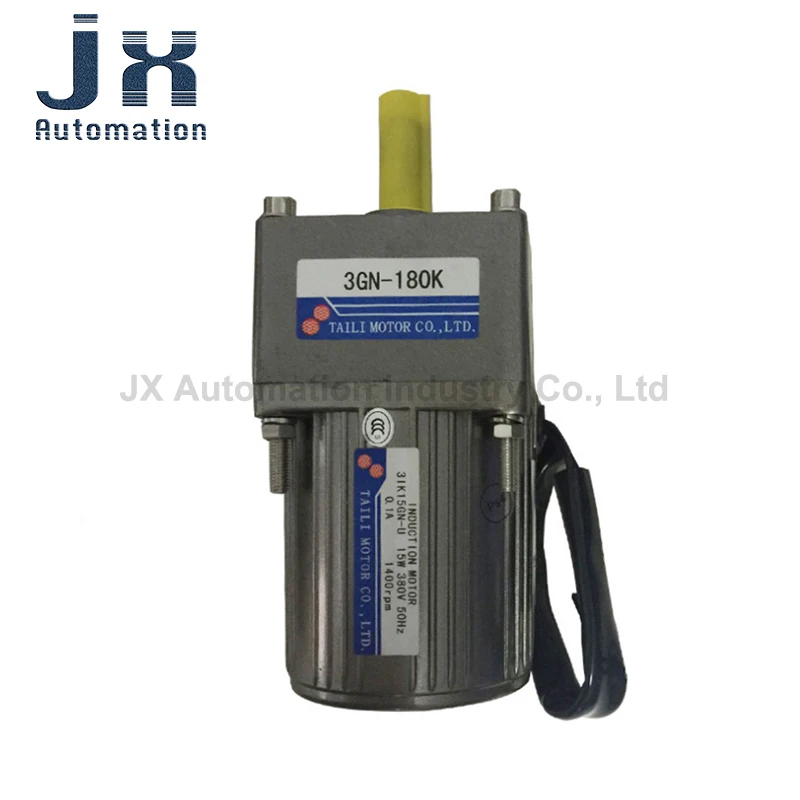 Taili 15 Вт 220 В фиксированная скорость трехфазный индукционный двигатель 3IK15GN-U + 3GN180K