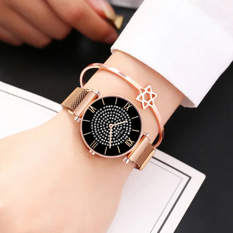 WJ-8756 новые модные женские часы роскошные бриллиантовые Наручные браслет