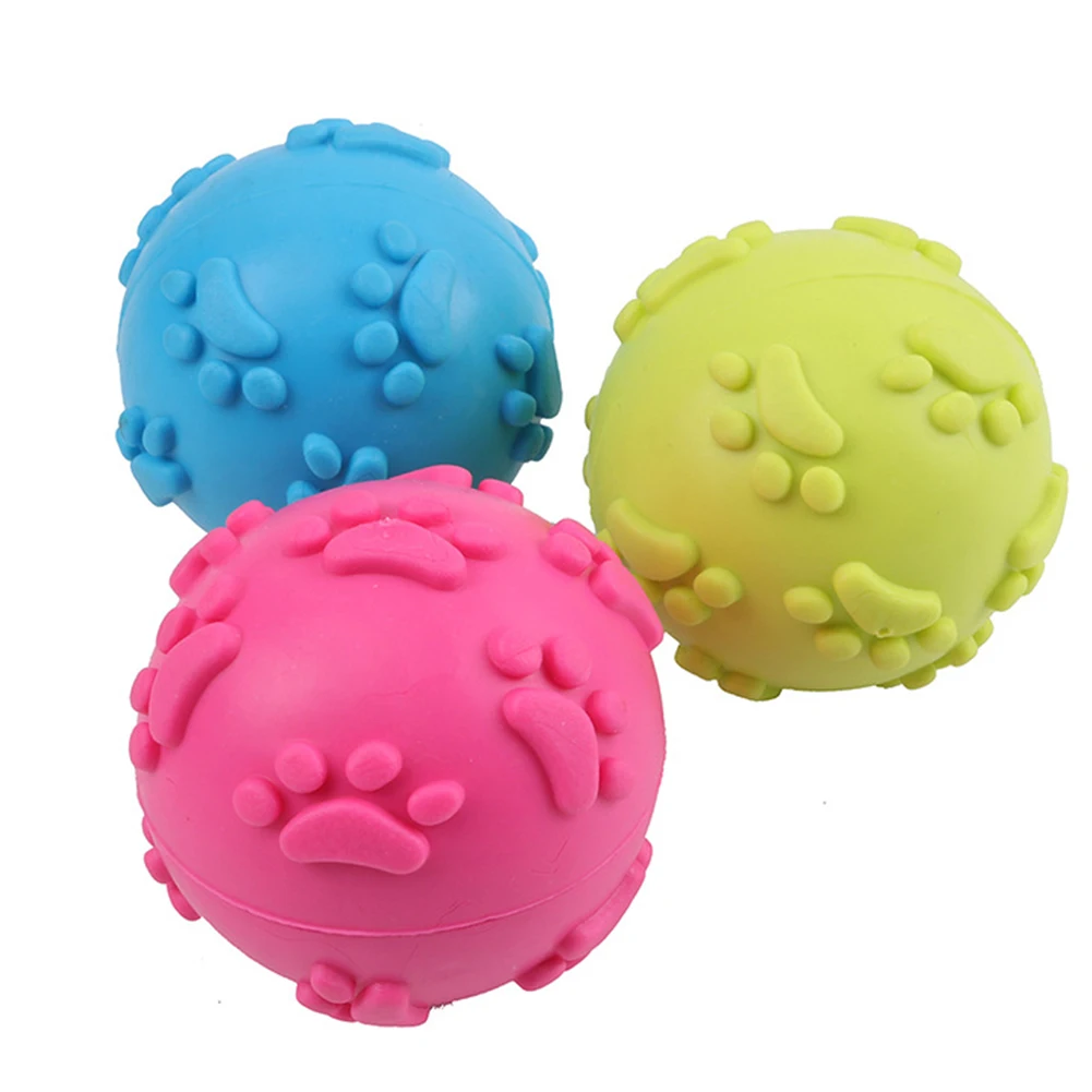 

1pc Bite Resistant Dog Toy Puppy Chew Squeaky Rubber Toys Funny Molar Vocal Hedgehog Ball Pet Interactive Training Balls Toys