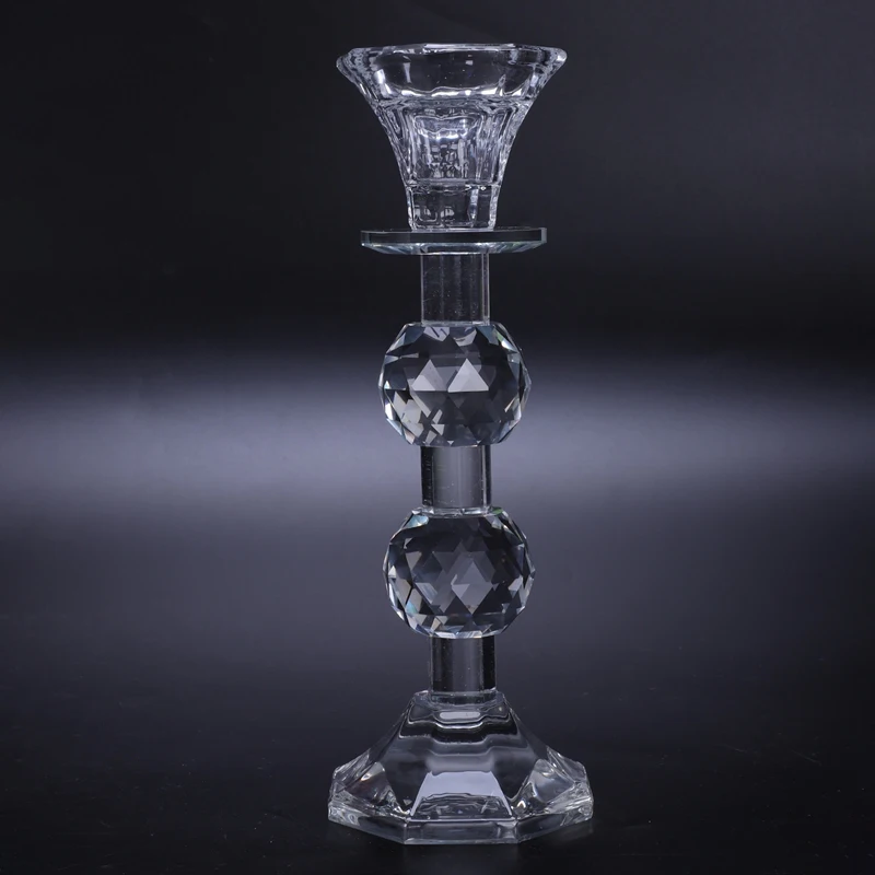Модные хрустальные подсвечники 7 дюймов подсвечник ваза для цветов стол