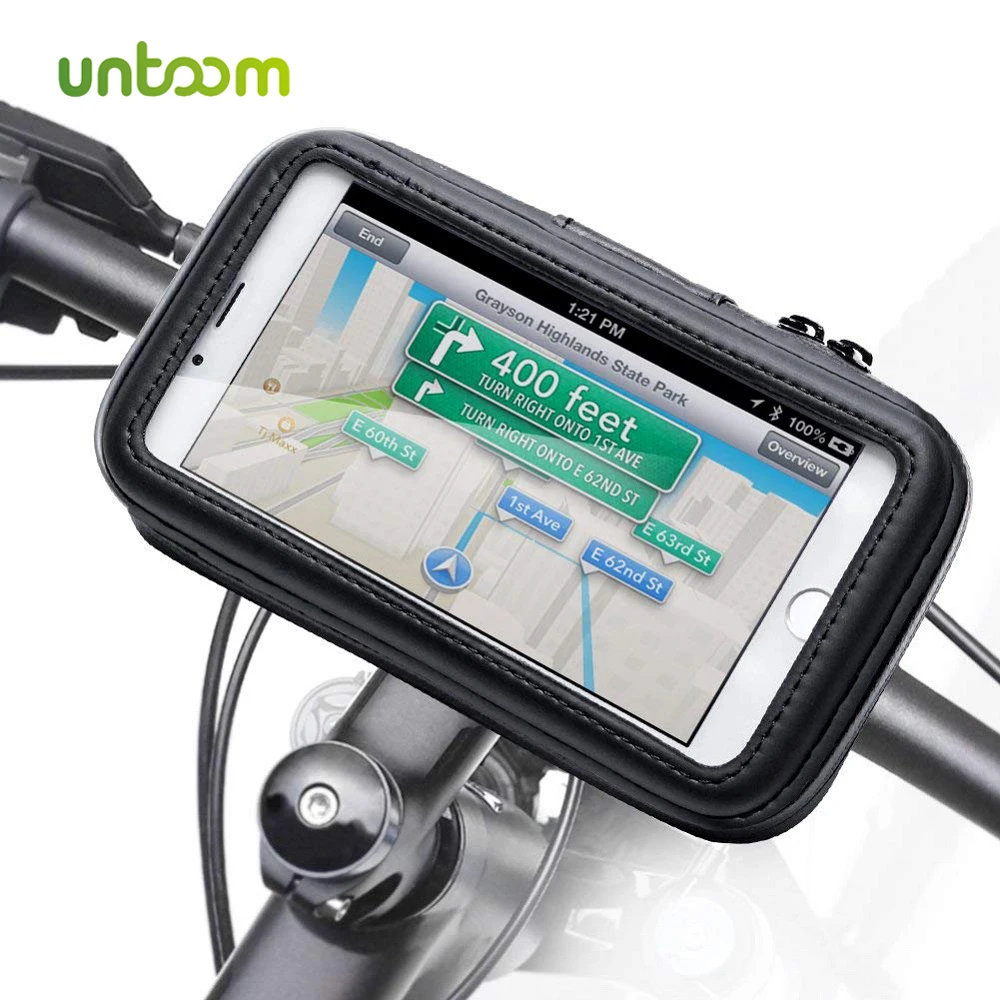 

RYWER Untoom Bicycle Motorcycle Phone Holder Waterproof Bike Phone Case Bag for iPhone Xs Xr X 8 7 Samsung S9 S8 S7 Scooter