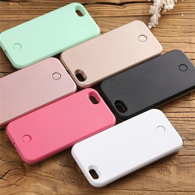 Роскошный светящийся чехол для телефона IPhone 6s 7 8 Plus X идеальный селфи с подсветкой